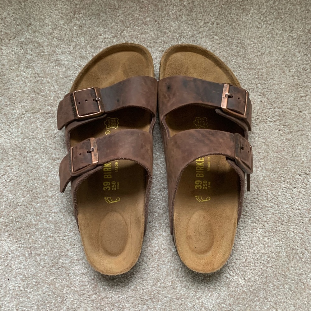 Birkenstock Arizona Brown Leather